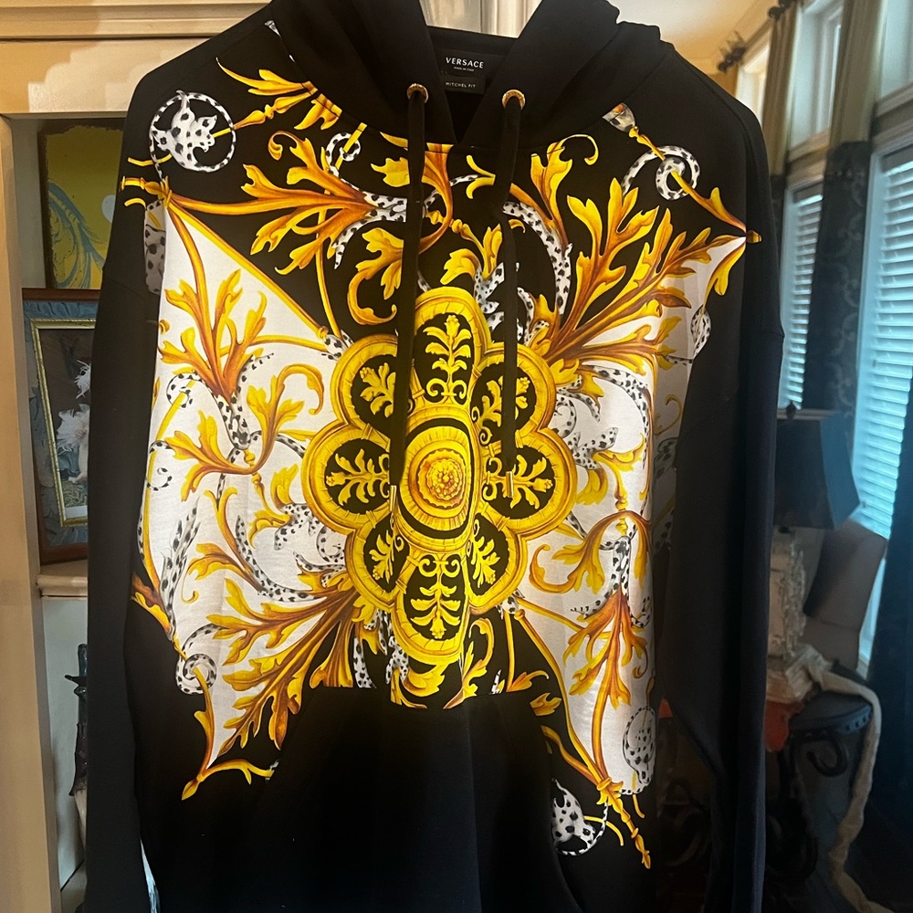 Versace Baroque Hoodie Size Small- GORGEOUS
